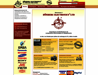 donberg-electronique.com screenshot