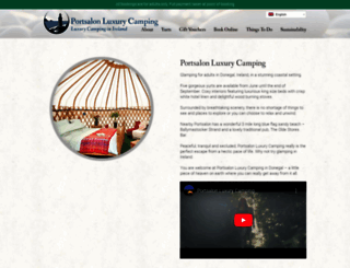 donegalglamping.com screenshot