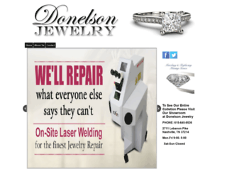 donelsonjewelry.com screenshot