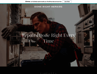 donerightrepairs.biz screenshot