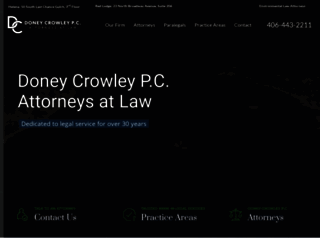 doneylaw.com screenshot