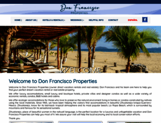 donfranciscoproperties.com screenshot