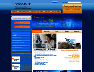 dongabank.com.vn screenshot