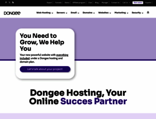 dongee.com screenshot