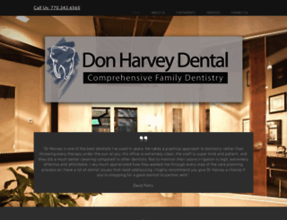 donharveydental.com screenshot