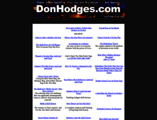 donhodges.com screenshot