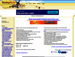 donkeymails.com screenshot