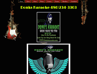 donkskaraoke.com screenshot