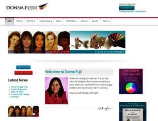 donnafujii.com screenshot