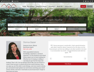 donnaglazer.com screenshot