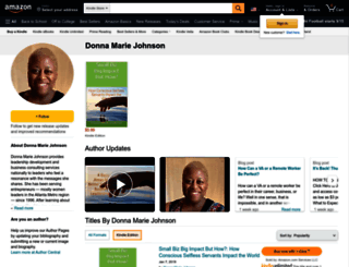 donnamariejohnson.com screenshot