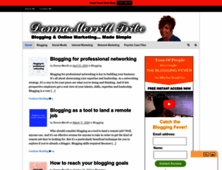 donnamerrilltribe.com screenshot