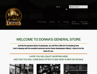 donnasgeneralstore.com screenshot