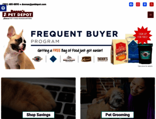 donnaspetdepot.com screenshot