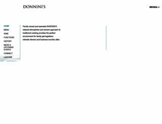 donninis.com.au screenshot