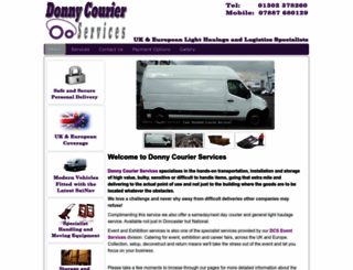 donnycouriers.co.uk screenshot