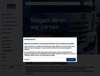donopleidingen.nl screenshot