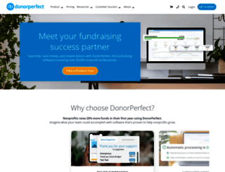 donorperfect.ca screenshot