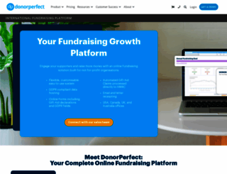donorperfect.co.uk screenshot