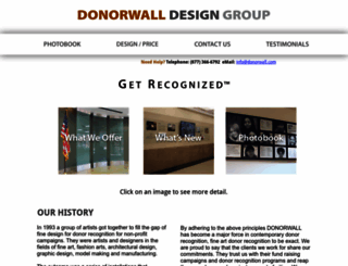 donorwall.com screenshot