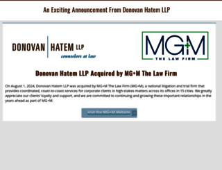 donovanhatem.com screenshot