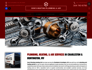 donsplumbingheatingandair.com screenshot