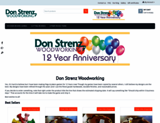 donstrenzwoodworking.com screenshot