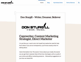 donsturgill.com screenshot