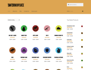 dontdrinkmyjuice.com screenshot