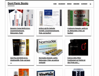 dontpanicbooks.com screenshot