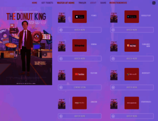 donutkingmovie.com screenshot