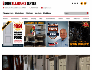 doorclearancecenter.com screenshot