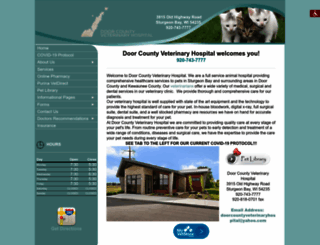 doorcountyveterinaryhospital.com screenshot
