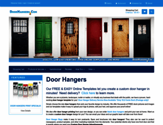 doorhangers.com screenshot
