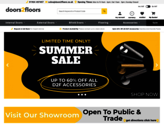 doors2floors.co.uk screenshot