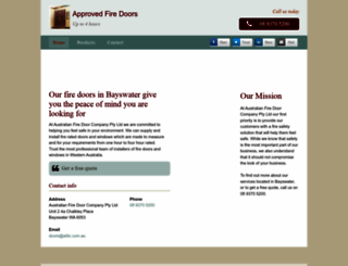 doorsafdc.com.au screenshot