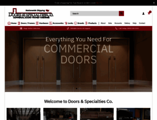 doorsandspecialties.com screenshot