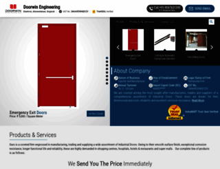 doorwinengineering.in screenshot