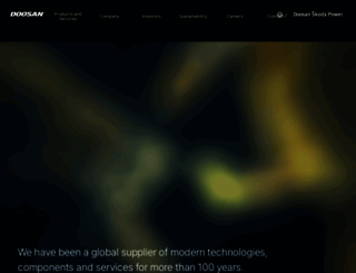 doosanskodapower.com screenshot