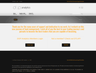 dopanalytics.com screenshot