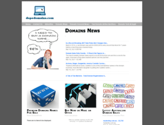 dopedomains.com screenshot