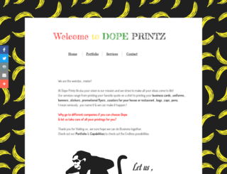 dopeprintzaruba.com screenshot