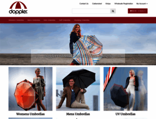 dopplerumbrellas.com.au screenshot