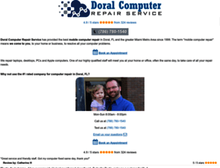 doralcomputerrepair.com screenshot