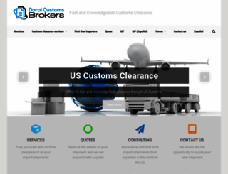 doralcustomsbrokers.com screenshot