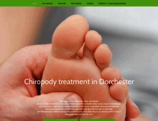 dorchester-chiropody.co.uk screenshot