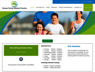 doreenfamilymedical.com.au screenshot