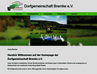 dorfgemeinschaft-bremke.de screenshot