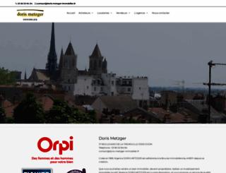 doris-metzger-immobilier.fr screenshot
