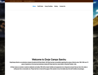 dorjecamps.com screenshot